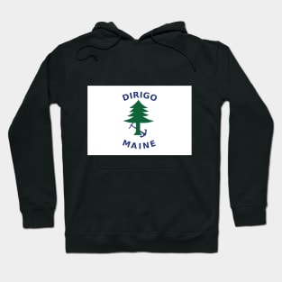 Merchant and Marine Flag of Maine Hoodie